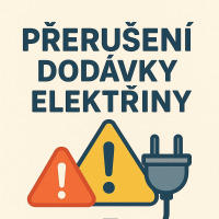 Oznámení o přerušení dodávky elektrické energie - Podstránská, Stránská 10.09.2025